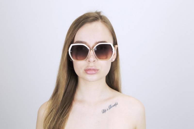 Женские классические очки 1337-pink, фото 3